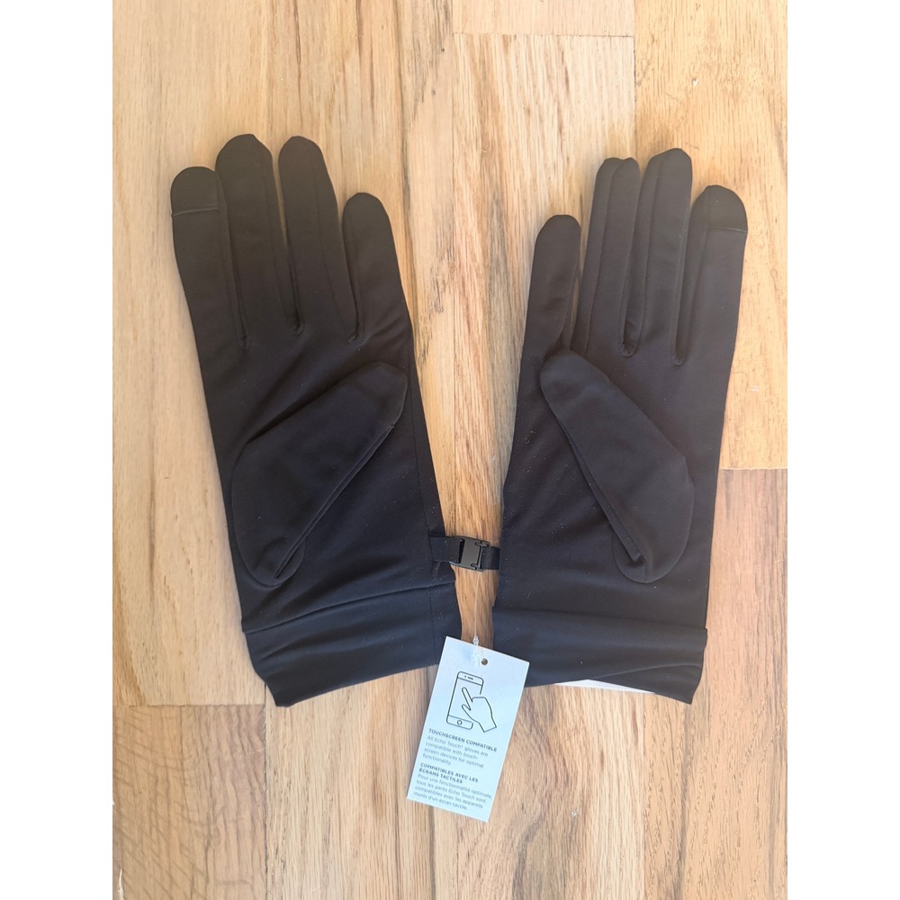 NWT Banana Republic Mens City Touchscreen Compatible Gloves Black Stretch L/XL
